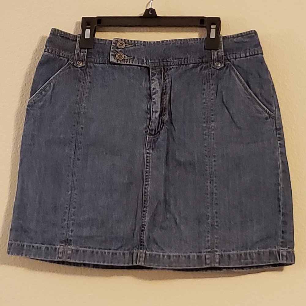 Women's jean mini skirt - size 8